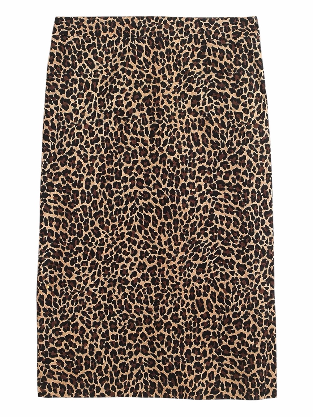 NWT! J. Crew No. 2 Pencil® Skirt in Leopard Bi-Stretch Cotton. Size 4.